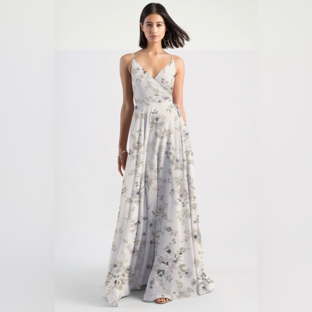 Jenny Yoo collection wrap maxi dress
